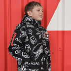 FirstGrade "Pictogram" Vinterjakke - Sort