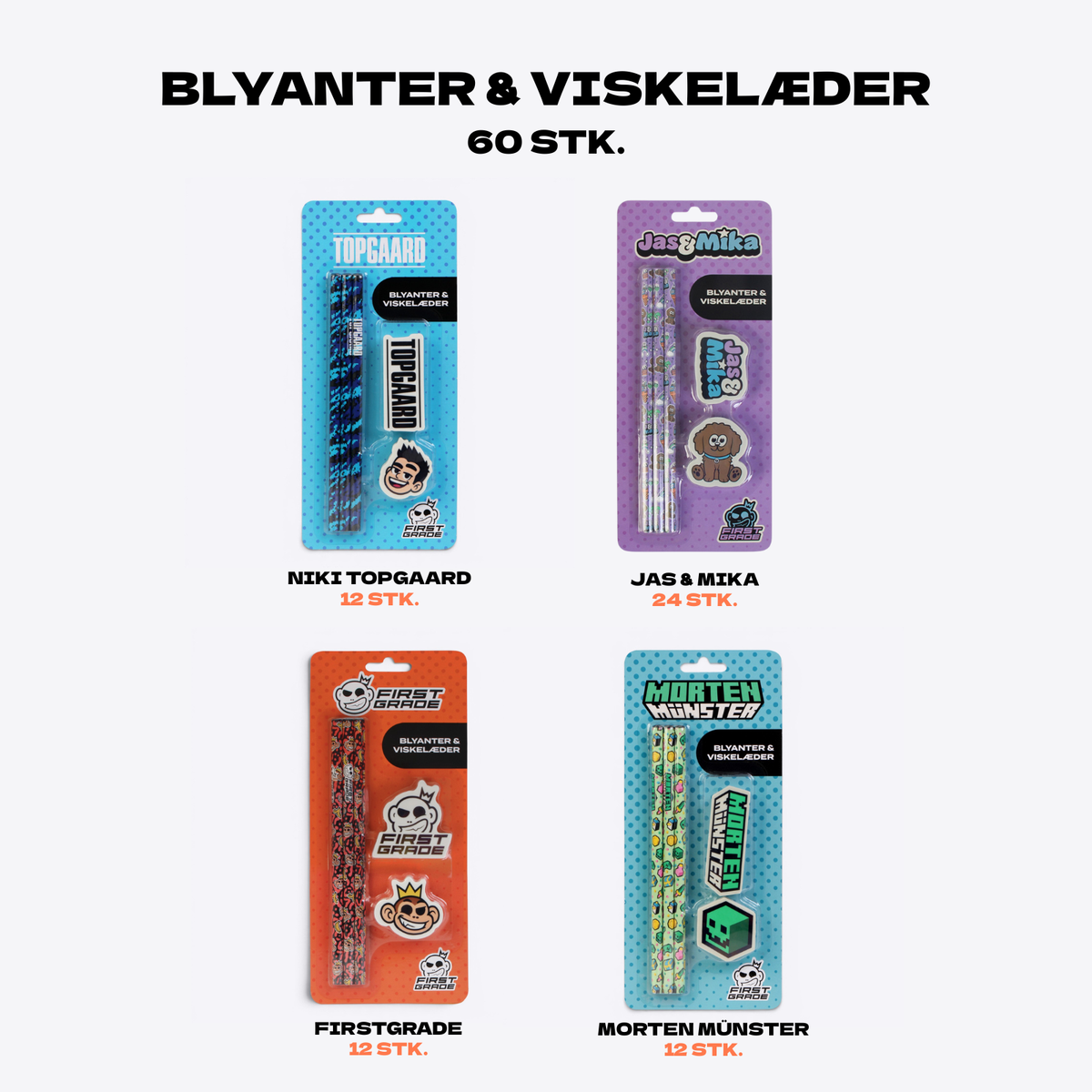 Metal Display på hjul - INKL. PRODUKTER