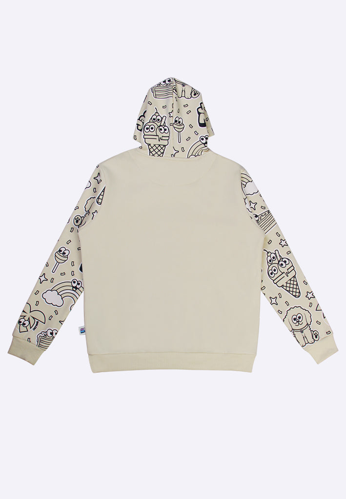 Jas og Mika "Imagine" Hoodie/Trøje Beige