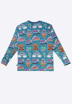 Jas & Mika "Dreams" Pyjamas Sæt - Blå (2 Dele, Trøje og Bukser)