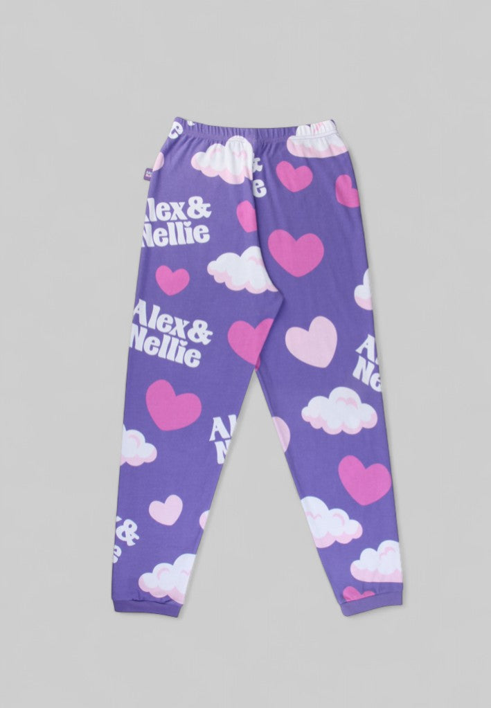 Alex & Nellie "LOVE" Pyjamas sæt