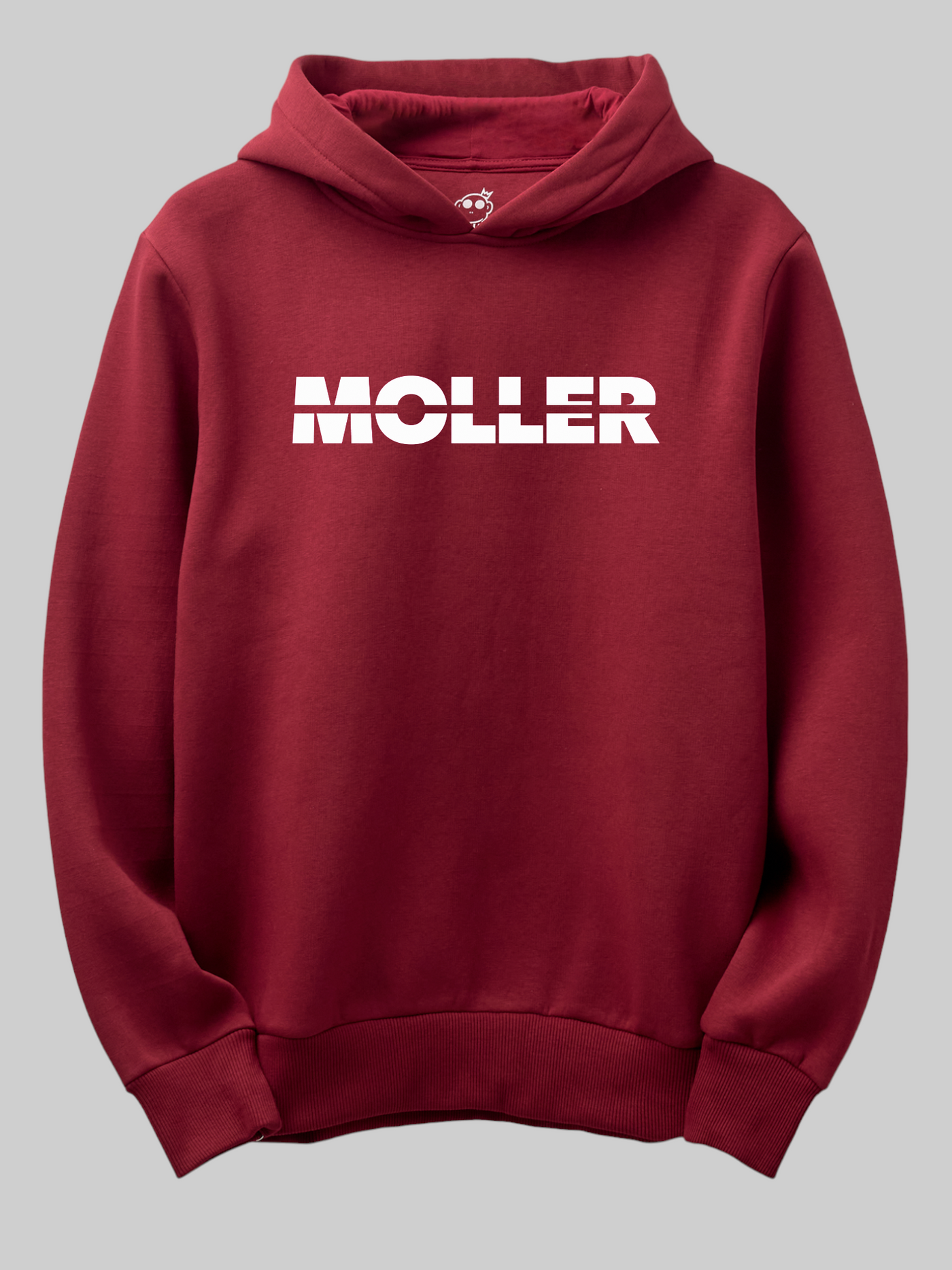 Moller - Logo Hoodie Bordeaux