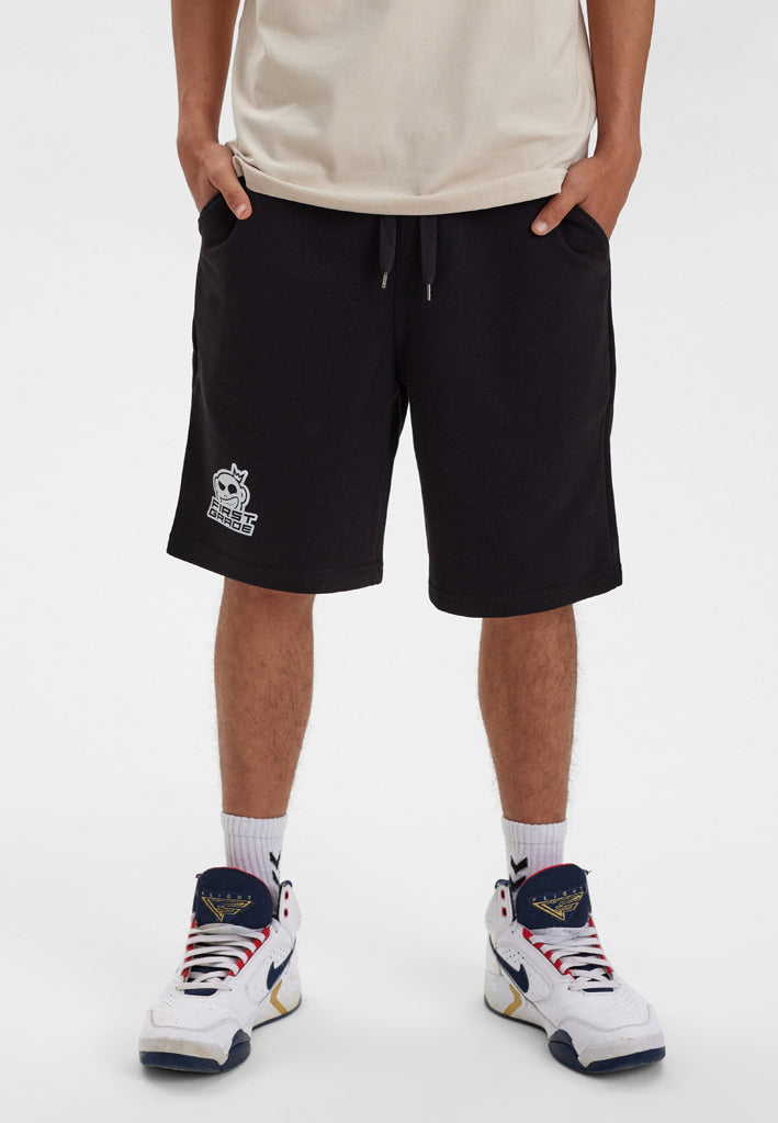 FirstGrade CLUB Shorts Black / LOGO