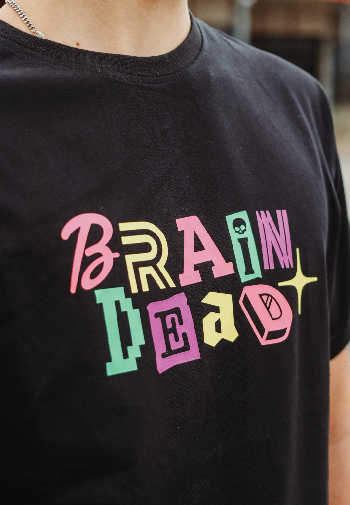 FirstGrade - BRAIN DEAD, Sort T-shirt