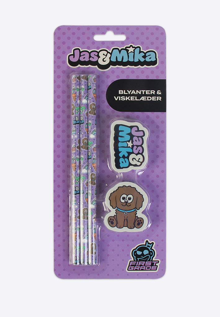 Jas & Mika Dreams Blyanter og Viskelæder