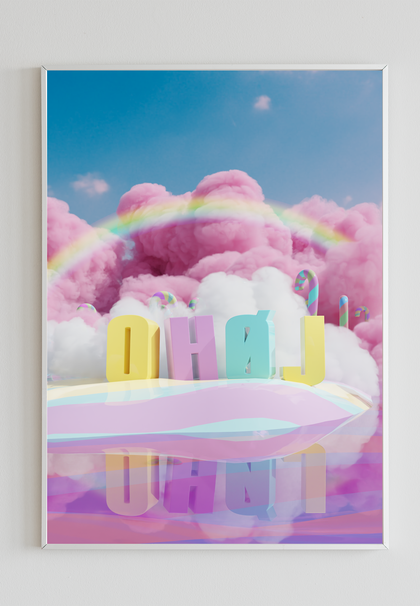 Morten Münster Candyland - Poster