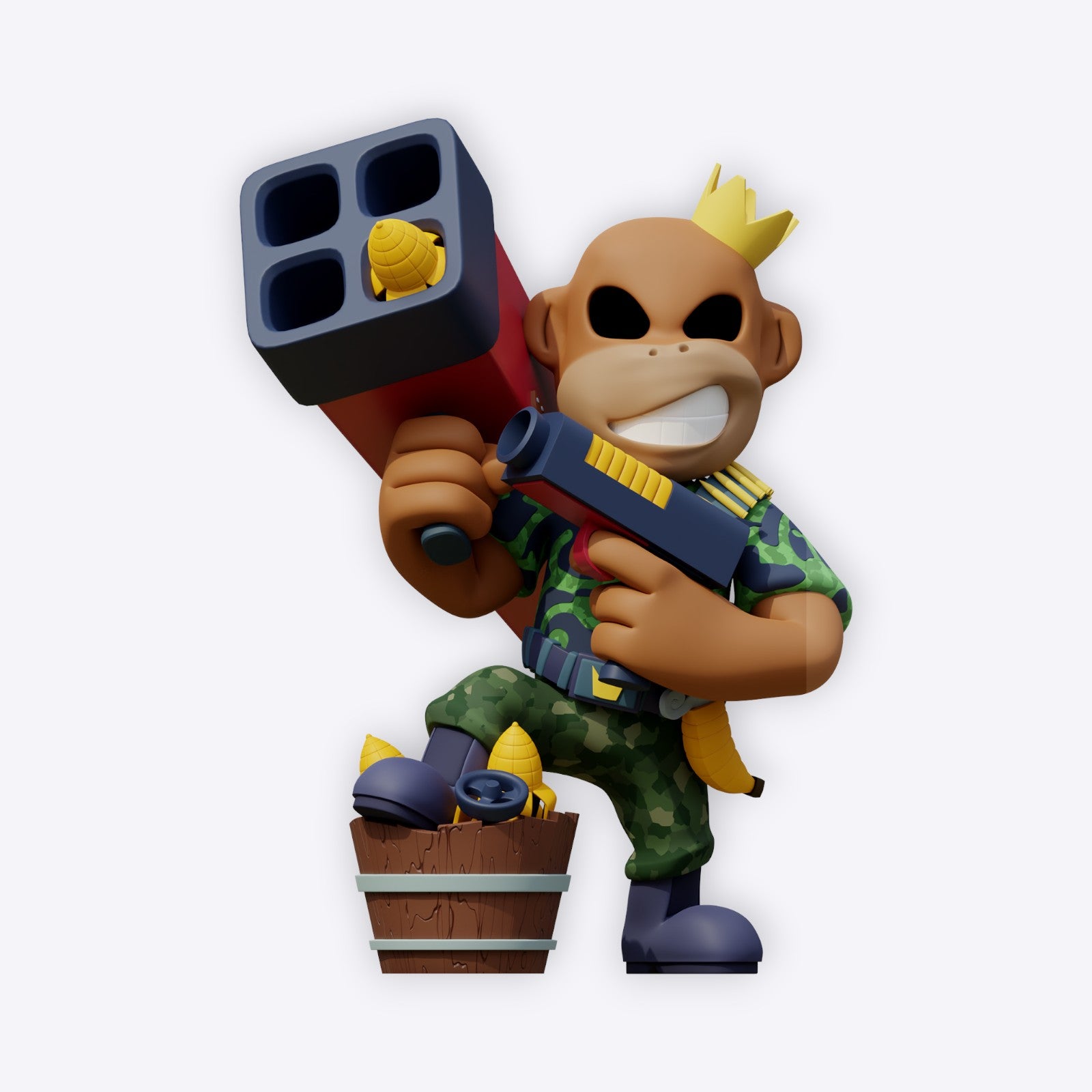 PEEPZ - FirstGrade Monkey "Bazooka Edition" (1st Ed.)