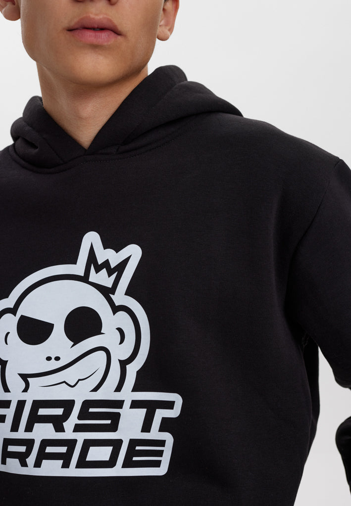 FirstGrade - CLUB / LOGO - Black hoodie 