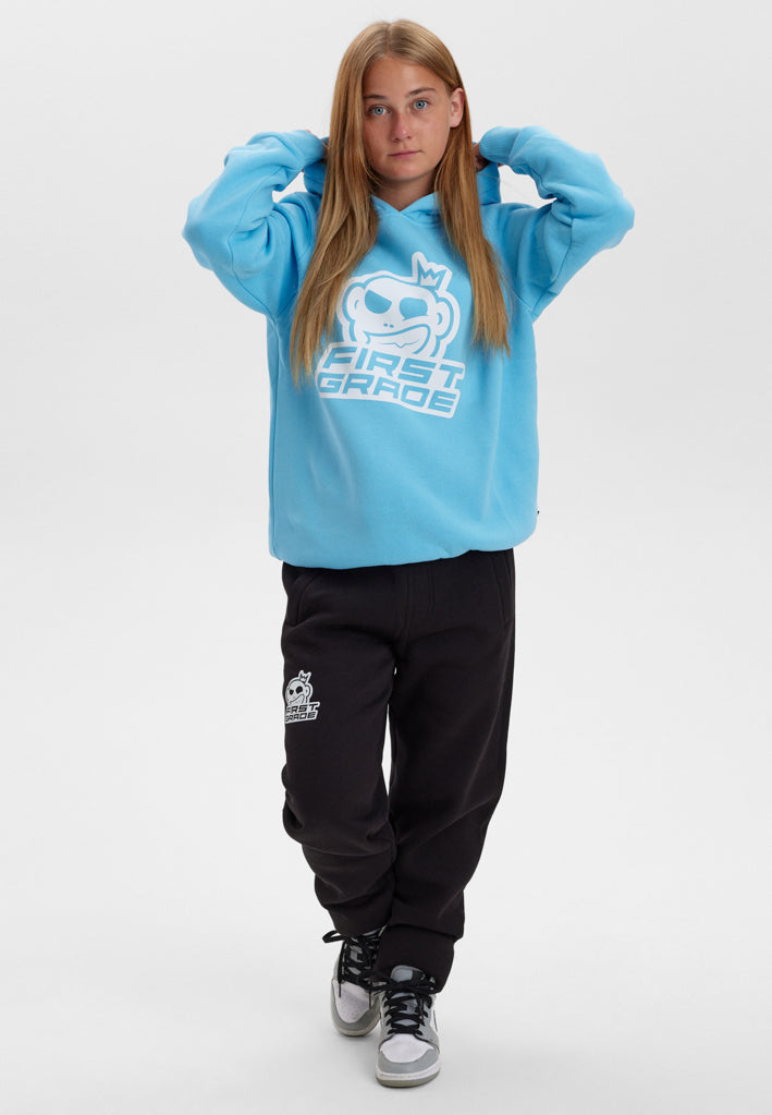 FirstGrade - CLUB / LOGO - Light blue hoodie 