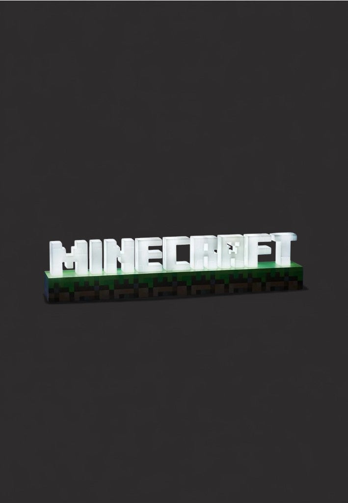 Minecraft Logo lys/lampe