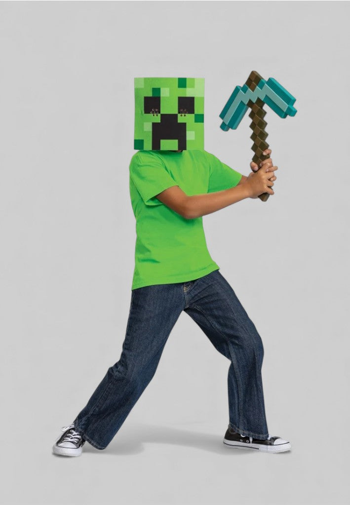 Udklædning - Minecraft Pickaxe med maske