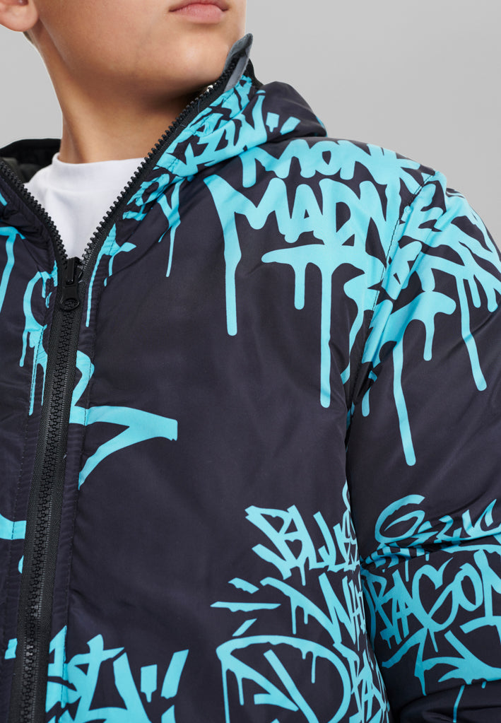 FirstGrade Graffiti Flip Jacket - Reversible jacket with 2 sides!