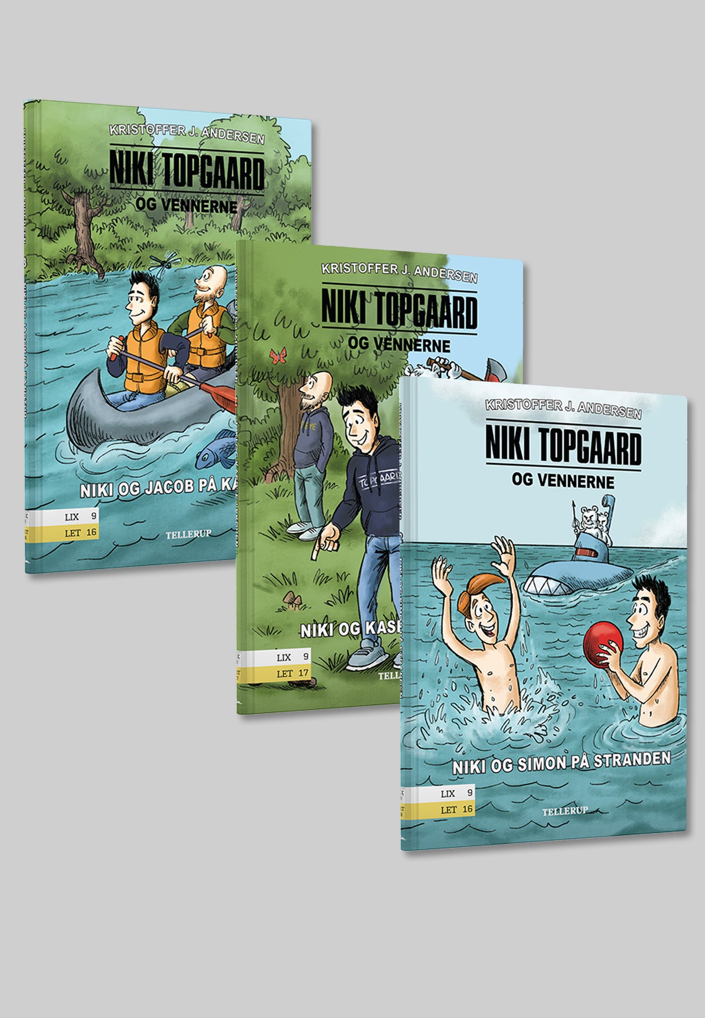 Niki Topgaard &amp; Friends 1, 2, 3 / Book Set of 3 books.