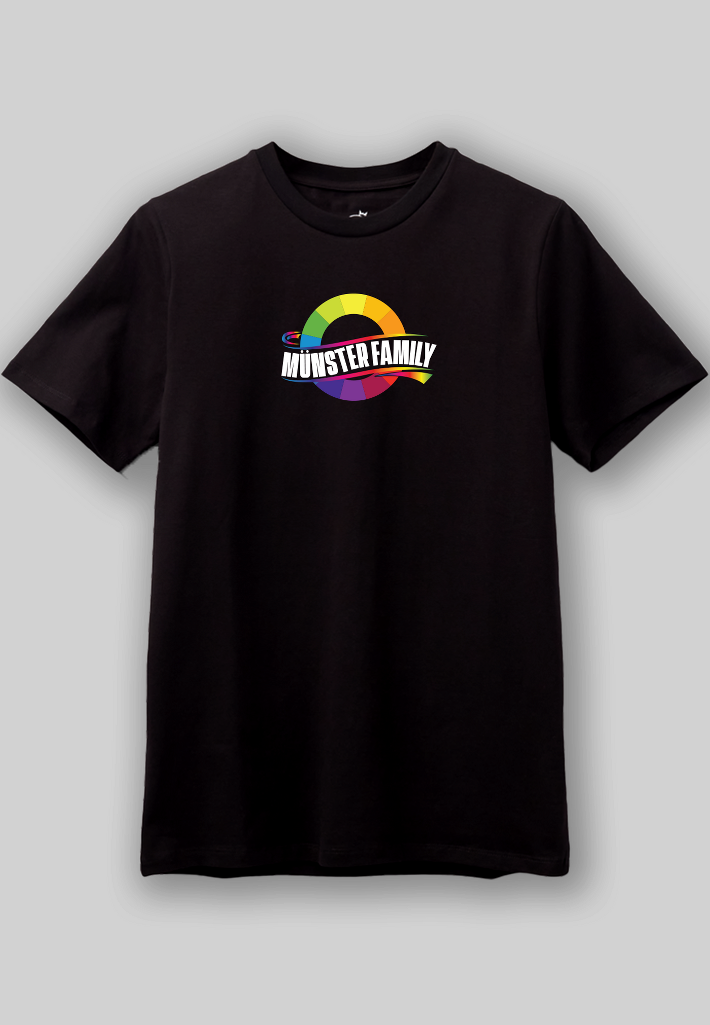 Familien Münster - Large logo - Black tee