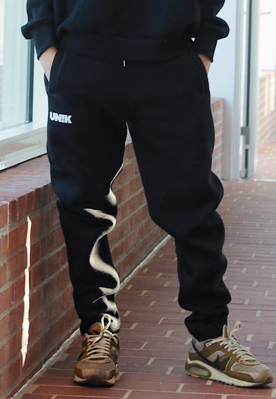 UN!K Pants - Black with white print